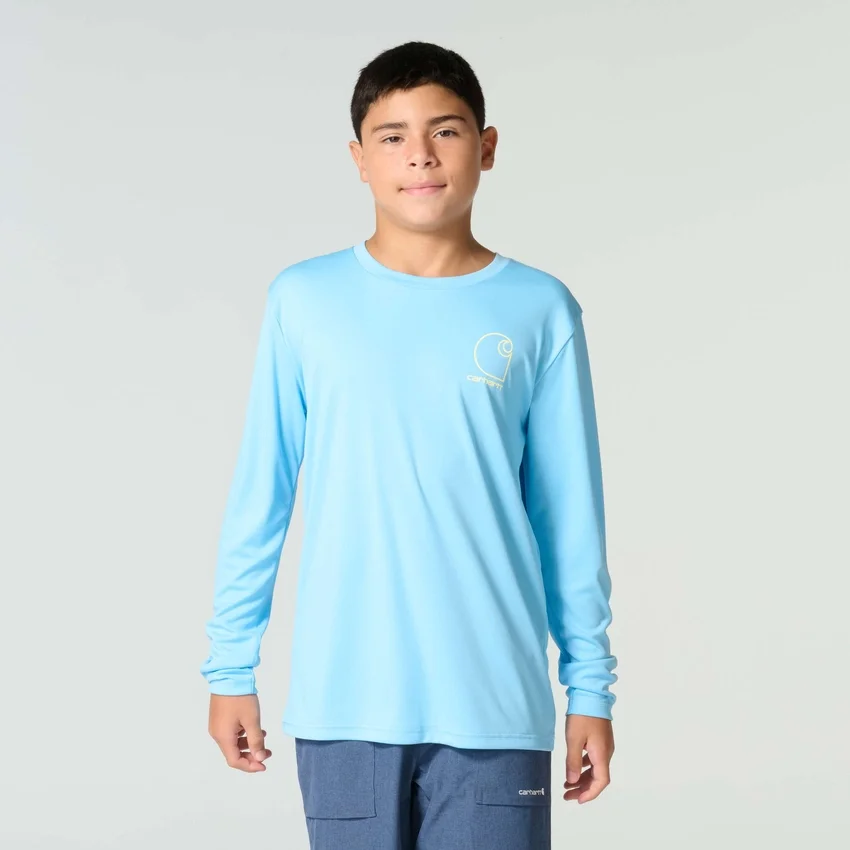 Boys' Long Sleeve Force Sun Defender™ Tee (Child/Youth)