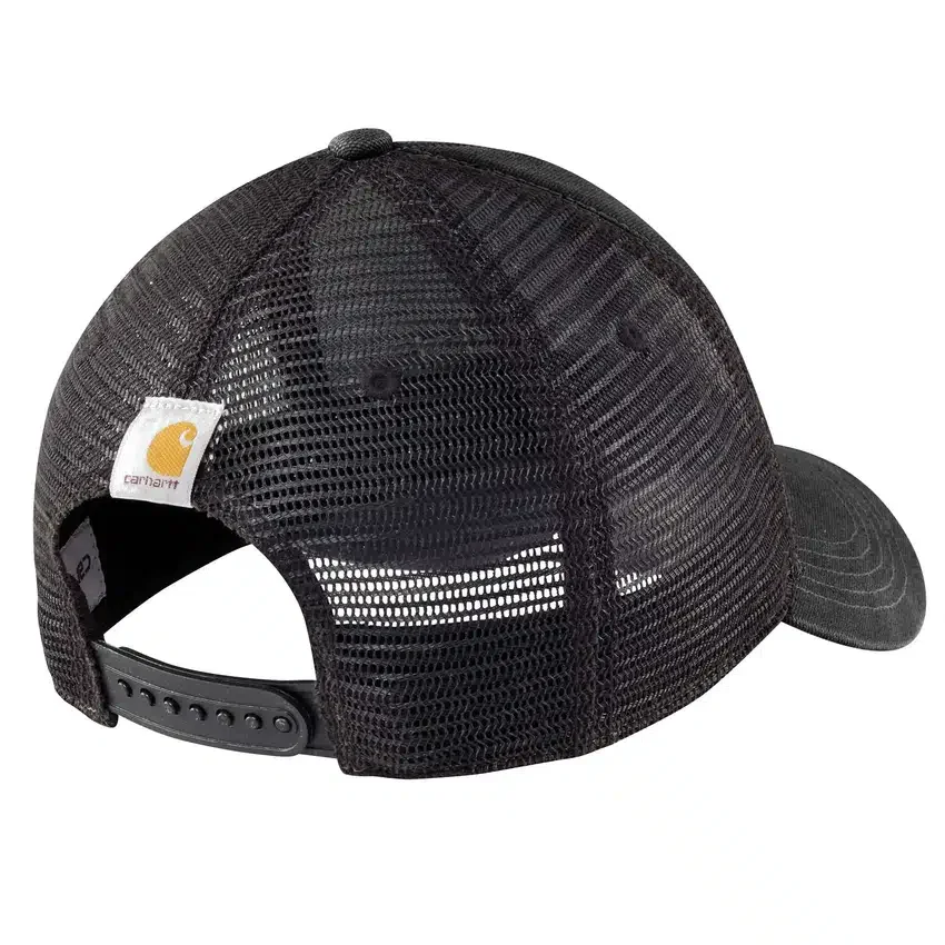 Canvas Mesh-Back Logo Trucker Hat