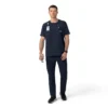 Force Cross-Flex Knit Crew Neck Scrub Top