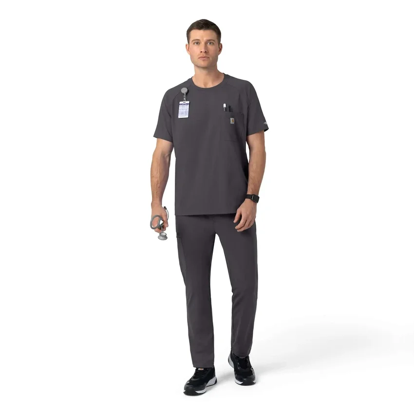 Force Cross-Flex Knit Crew Neck Scrub Top