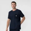Force Cross-Flex Knit Crew Neck Scrub Top