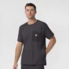 Force Cross-Flex Knit Crew Neck Scrub Top
