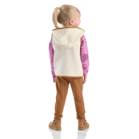 Girls’ 3-Piece Vest, Printed T-Shirt & Legging Set (Toddler)