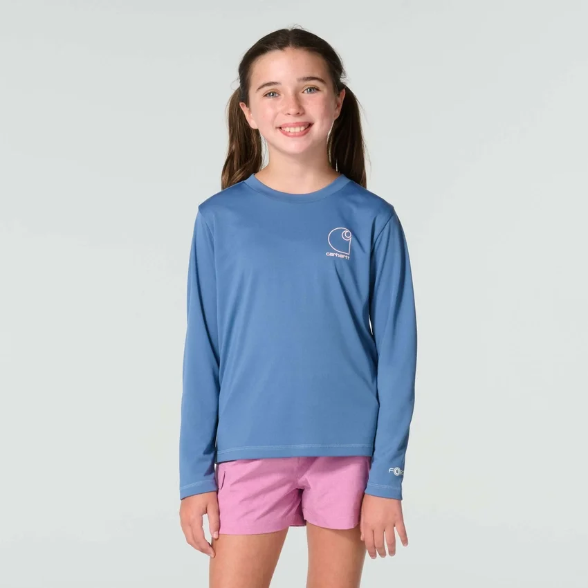 Girls' Long Sleeve Force Sun Defender™ T-Shirt (Child/Youth)
