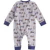 Girls' Long Sleeve Henley Coverall (Baby)
