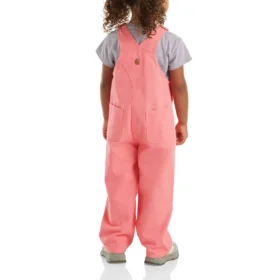 Girls’ Loose Fit Canvas Bib Overall