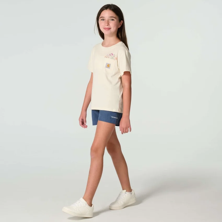 Girls' Short Sleeve Garden Pocket T-Shirt (Child/Toddler/Youth)