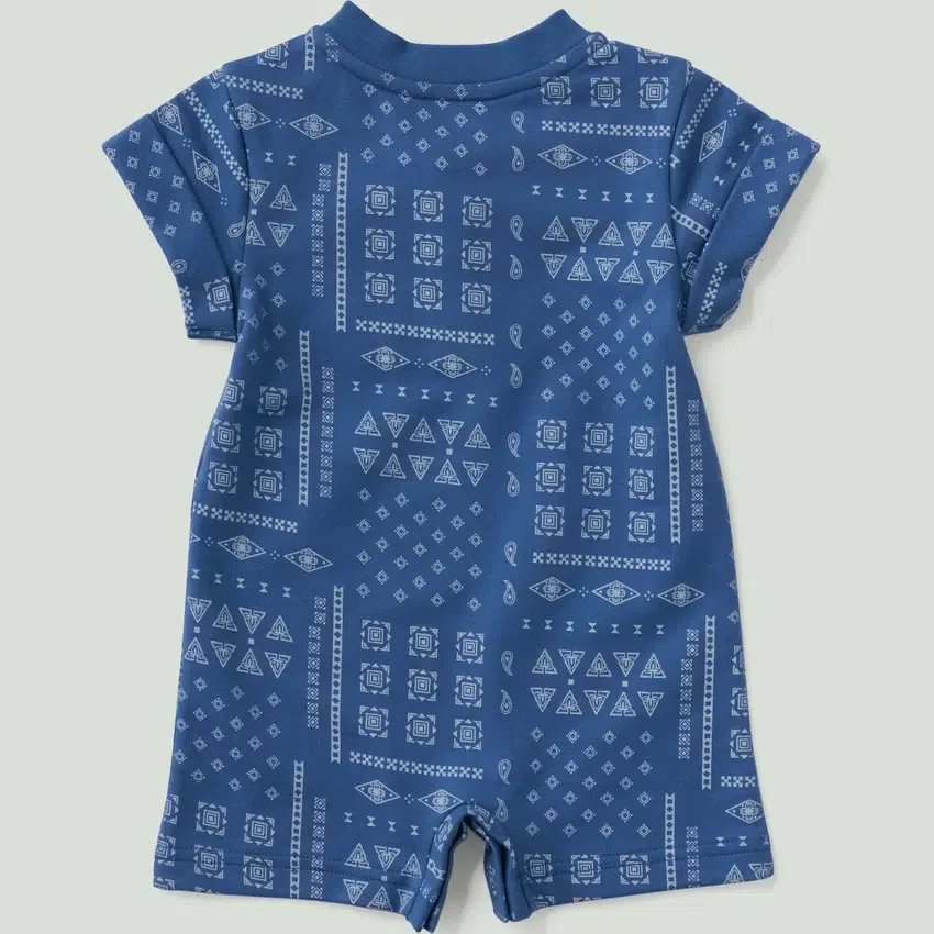 Kids' Short Sleeve French Terry Romper (Baby)