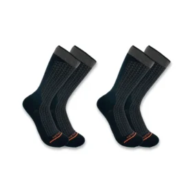 Lightweight Durable Crew Sock 2 Pack