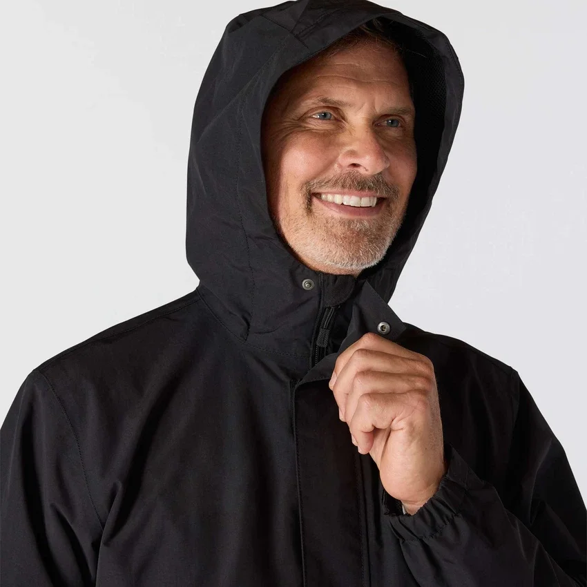 Men's Bayou Lightweight Breathable Waterproof Rain Jacket: Storm Defender Jacket