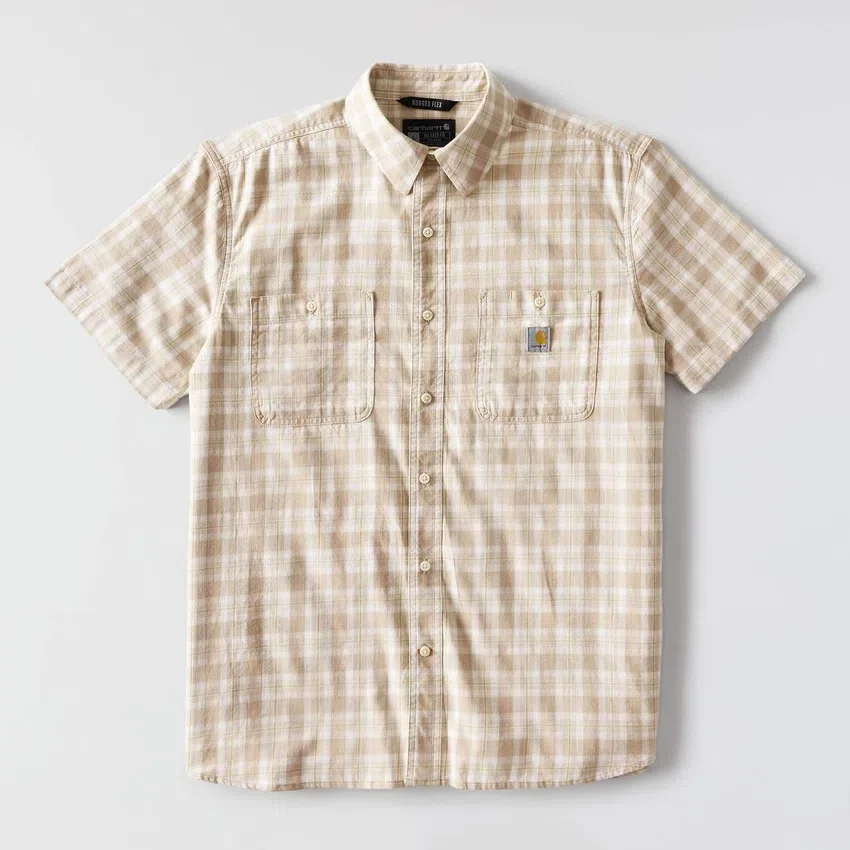 Men's Bozeman Relaxed Fit Short Sleeve Plaid Shirt