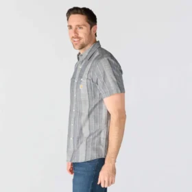 Men’s Bozeman Relaxed Fit Short Sleeve Plaid Shirt