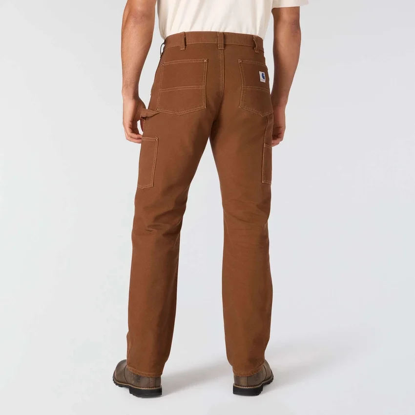 Men's Crafted Series Loose Fit Straight Leg Duck Double-Knee Carpenter Pants