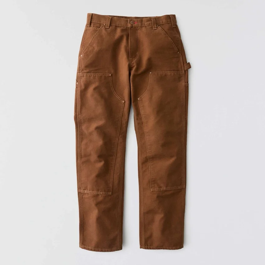 Men's Crafted Series Loose Fit Straight Leg Duck Double-Knee Carpenter Pants