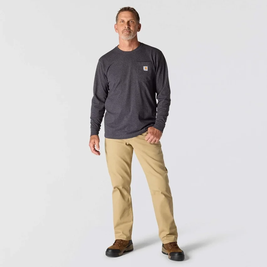Men's Dearborn Loose Fit Heavyweight Long Sleeve Pocket T-Shirt