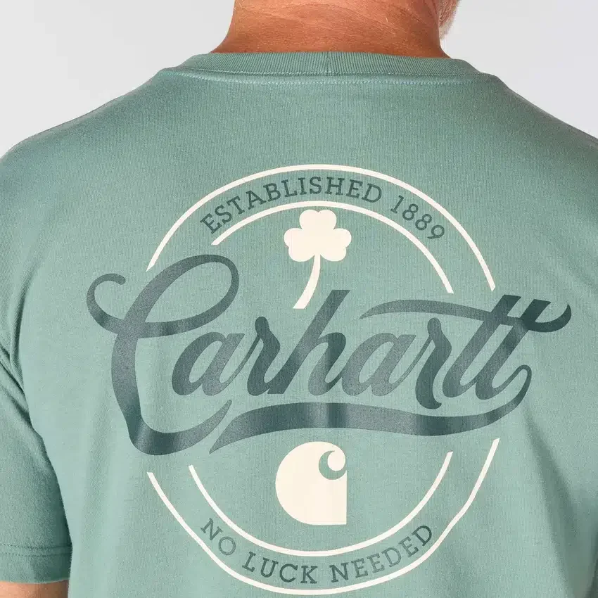 Men's Dearborn Relaxed Fit Luck Graphic T-Shirt - St Patricks Day Shirt