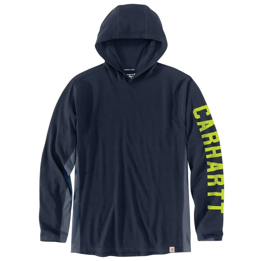 Men's Force Relaxed Fit Moisture Wicking Logo Hoodie