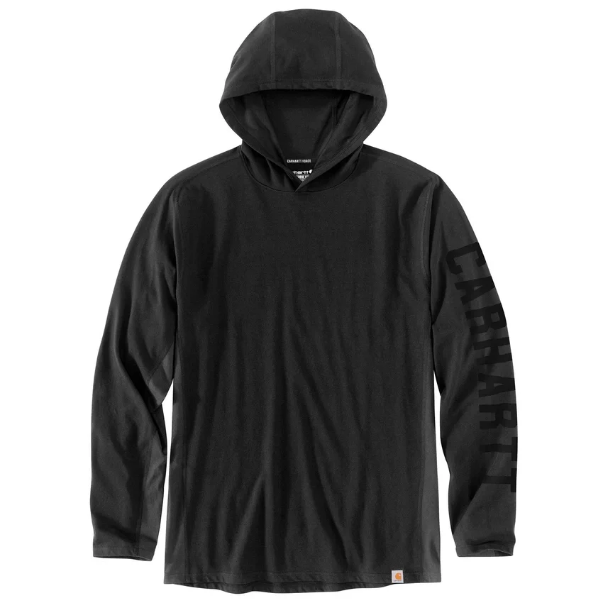 Men's Force Relaxed Fit Moisture Wicking Logo Hoodie