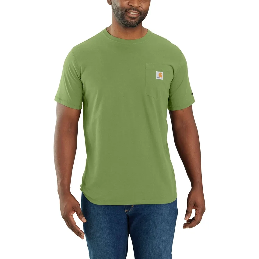 Men's Force Relaxed Fit Moisture Wicking Pocket T-Shirt