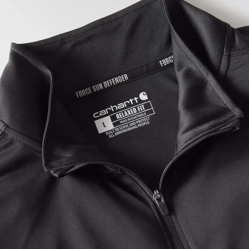 Men's Force Sun Defender Upf 50+ Moisture Wicking Half Zip Pullover - Sun Protection Shirts
