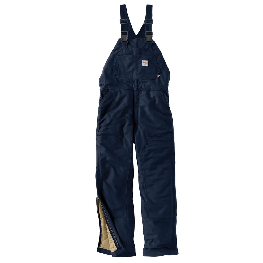 Men's Fr Loose Fit Duck Insulated Bib Overalls - Flame Resistant Overalls