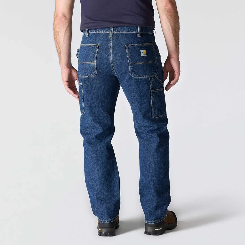 Men's Fr Loose Fit Straight Leg Fire Resistant Work Jeans