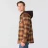 Men's Hamilton Relaxed Fit Plaid Hooded Shirt Jac - Men's Shirt Jackets