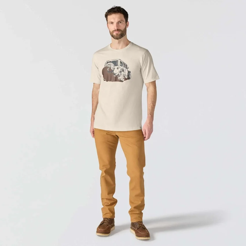 Men's Irvine Relaxed Fit Mud Graphic T-Shirt