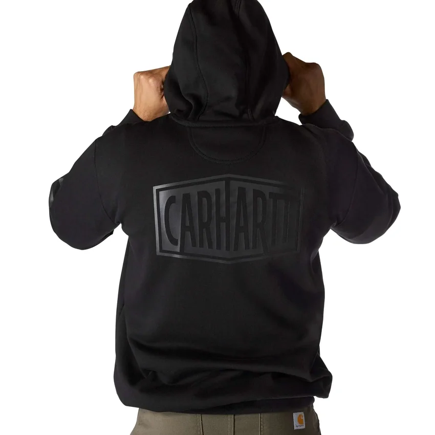 Men's Loose Fit Midweight Logo Graphic Hoodie - Rain Defender Hoodies