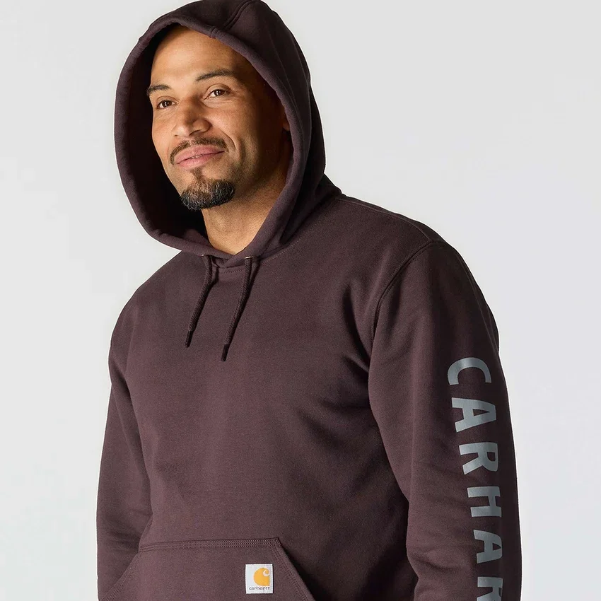 Men's Loose Fit Midweight Logo Graphic Hoodie - Rain Defender Hoodies