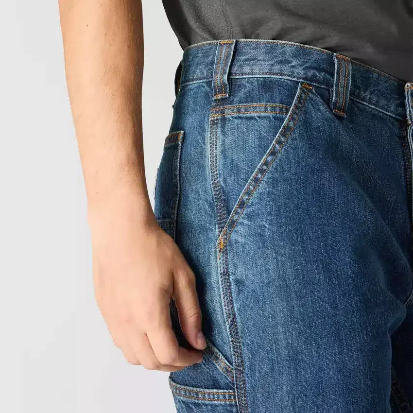 Men's Loose Straight Work Jeans