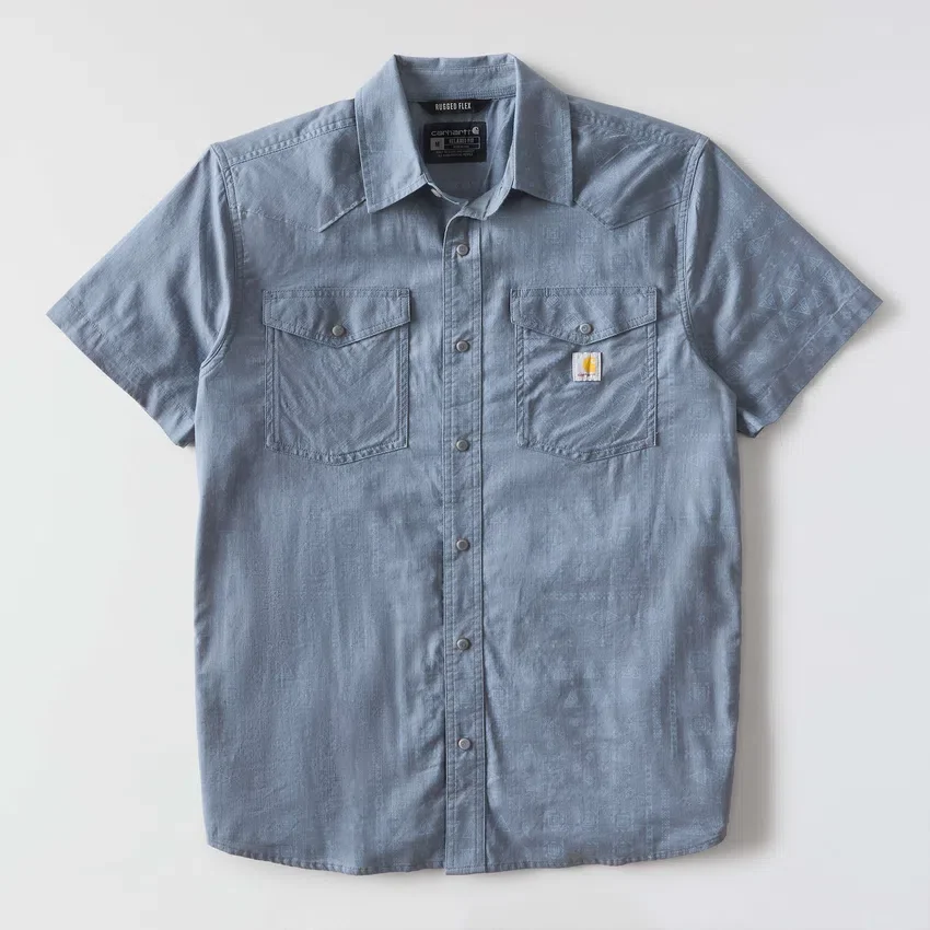 Men's Montana Bozeman Relaxed Fit Short Sleeve Plaid Shirt