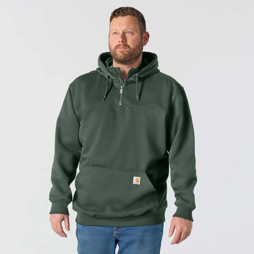 Men's Paxton Water Repellent Heavyweight Quarter Zip Hoodie - Carhartt Rain Defender Hoodies