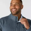 Men's Relaxed Fit Quarter Zip Fleece Pullover