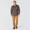 Men's Relaxed Fit Quarter Zip Fleece Pullover