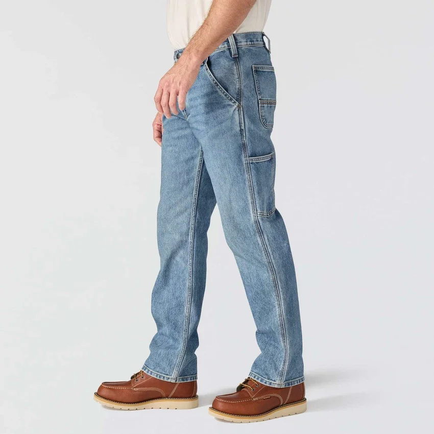 Men's Relaxed Straight Rugged Flex Work Jeans