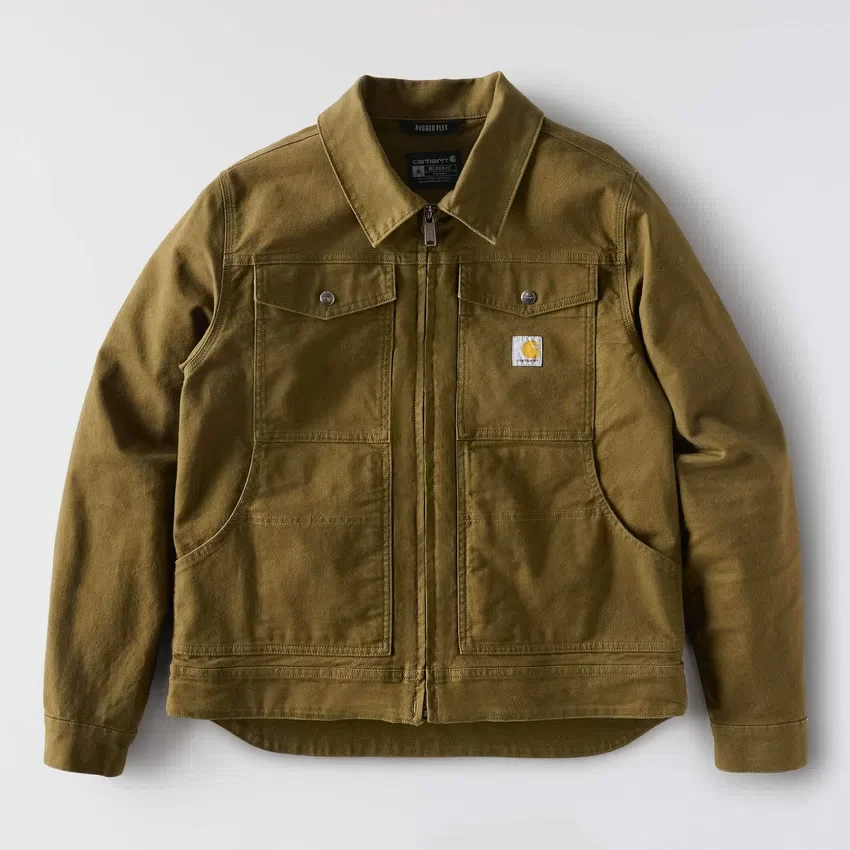 Men's Rugged Flex Relaxed Fit Canvas Duck Berwick Jacket