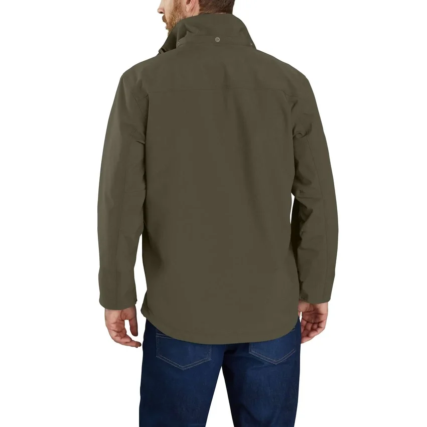 Men's Shoreline Breathable Waterproof Rain Jacket: Storm Defender Jacket
