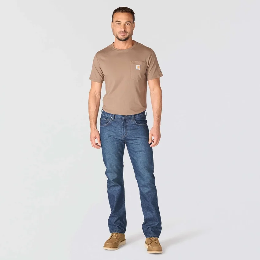 Men's Slim Straight Rugged Flex Work Jeans