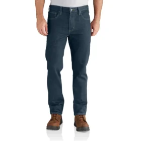 Men's Slim Tapered Rugged Flex Work Jeans