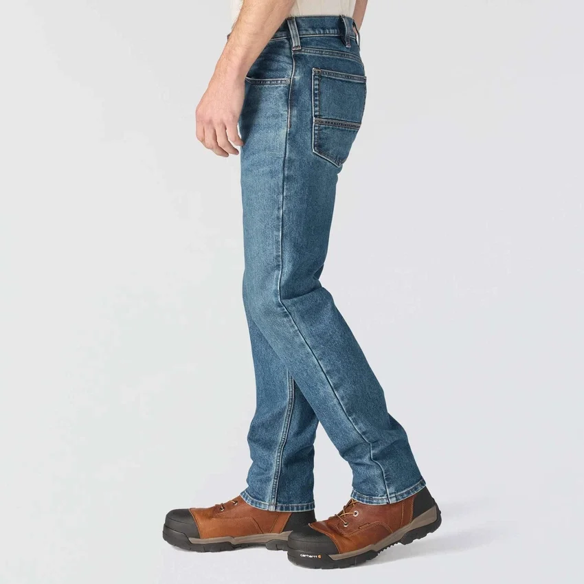 Men's Slim Tapered Rugged Flex Work Jeans
