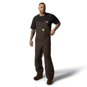 Men's Washed Duck Insulated Overalls