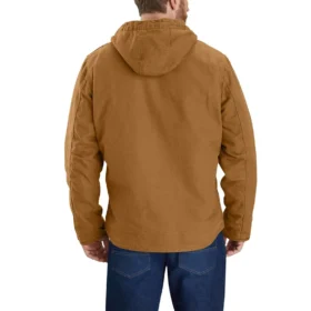 Men’s  Washed Duck Sierra Sherpa-Lined Jacket