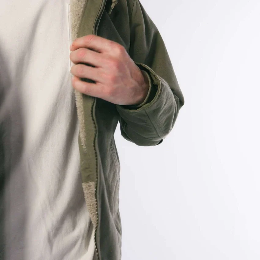 Men's Washed Duck Sierra Sherpa-Lined Jacket