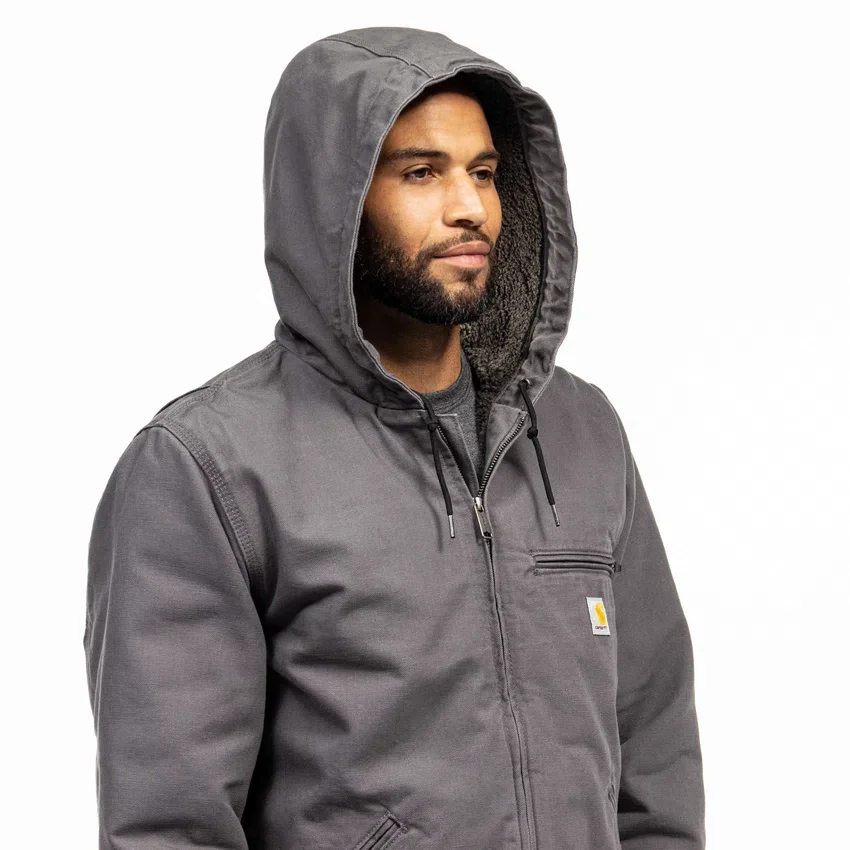 Men's Washed Duck Sierra Sherpa-Lined Jacket