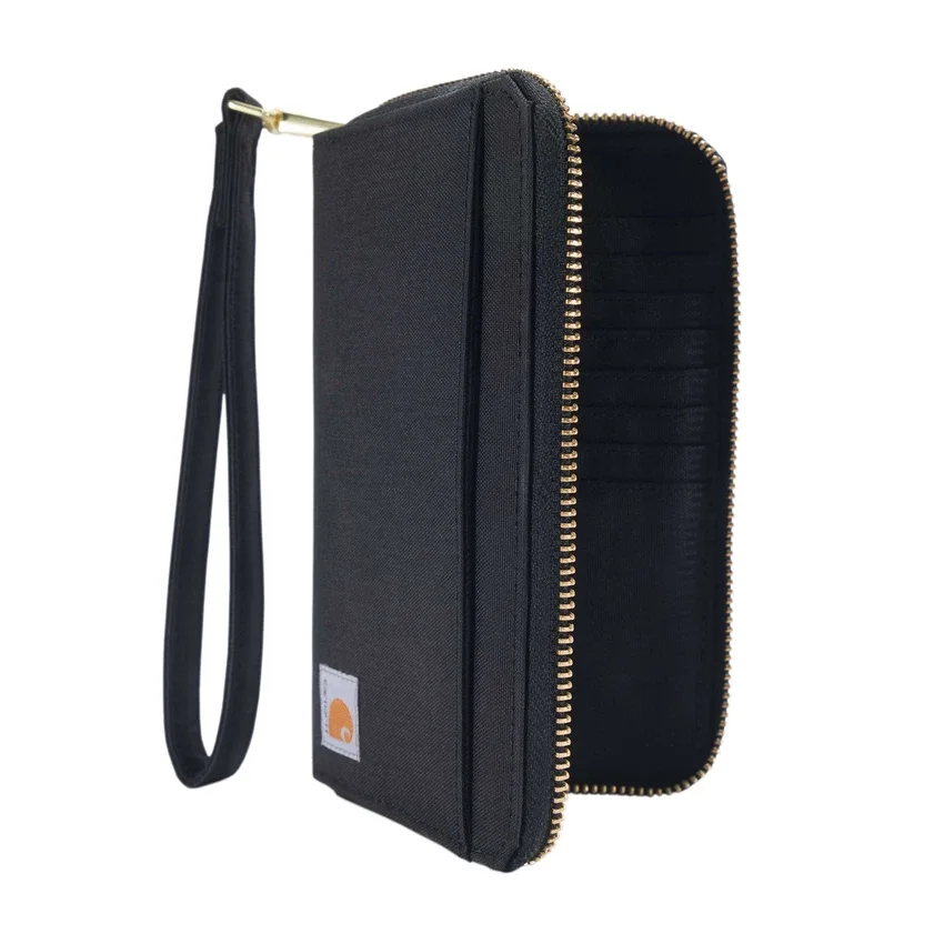 Nylon Duck Lay-Flat Clutch Wallet