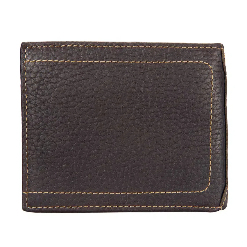 Pebble Leather Passcase Wallet