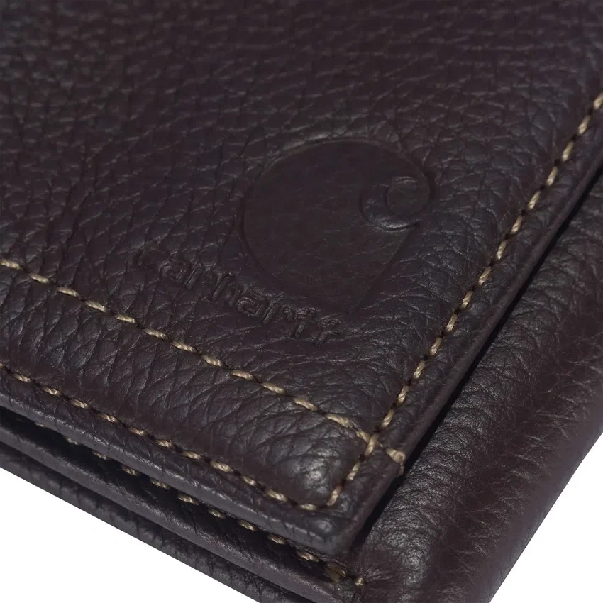 Pebble Leather Trifold Wallet