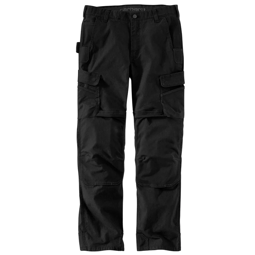Relaxed Straight Steel Double Knee Cargo Pants - Work Pants