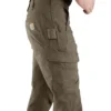 Relaxed Straight Steel Double Knee Cargo Pants - Work Pants